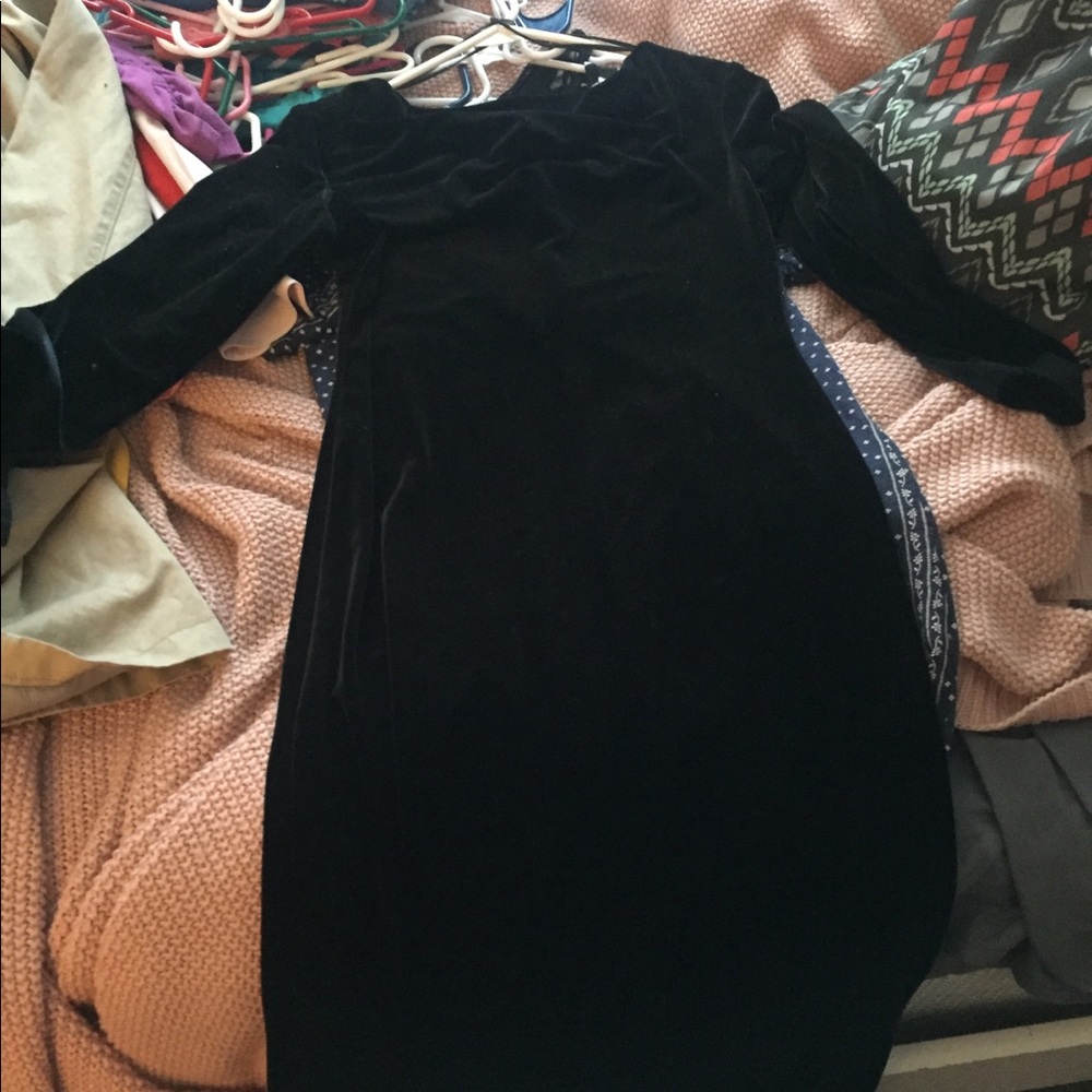 Formal long black dress